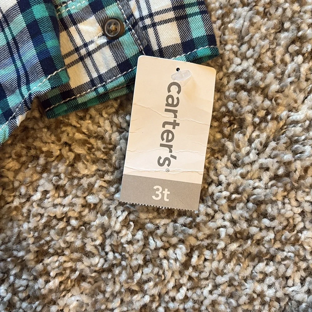 Carter's Plaid Button Down Shirt